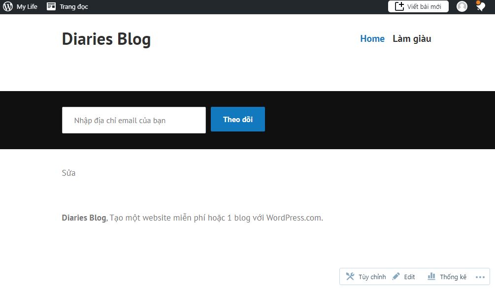 Hướng dẫn cách tạo blog trên wordpress miễn phí 2021